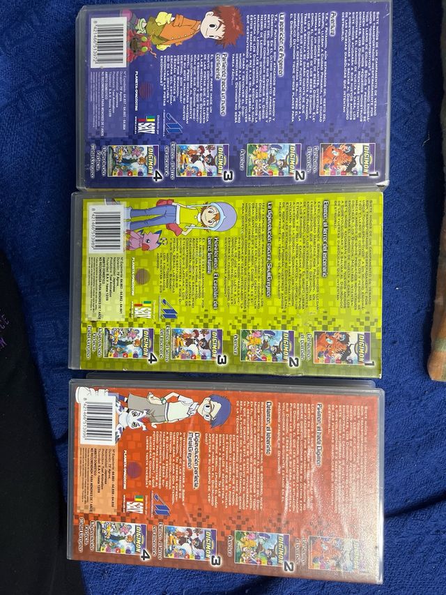 Serie VHS Digimon da 2 a 4