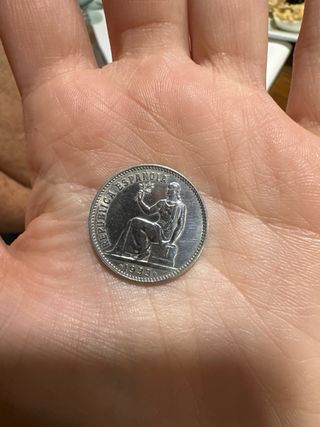 1 Peseta de 1933 de la Segunda República Española