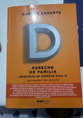 Derecho de Familia  principios de derecho civil