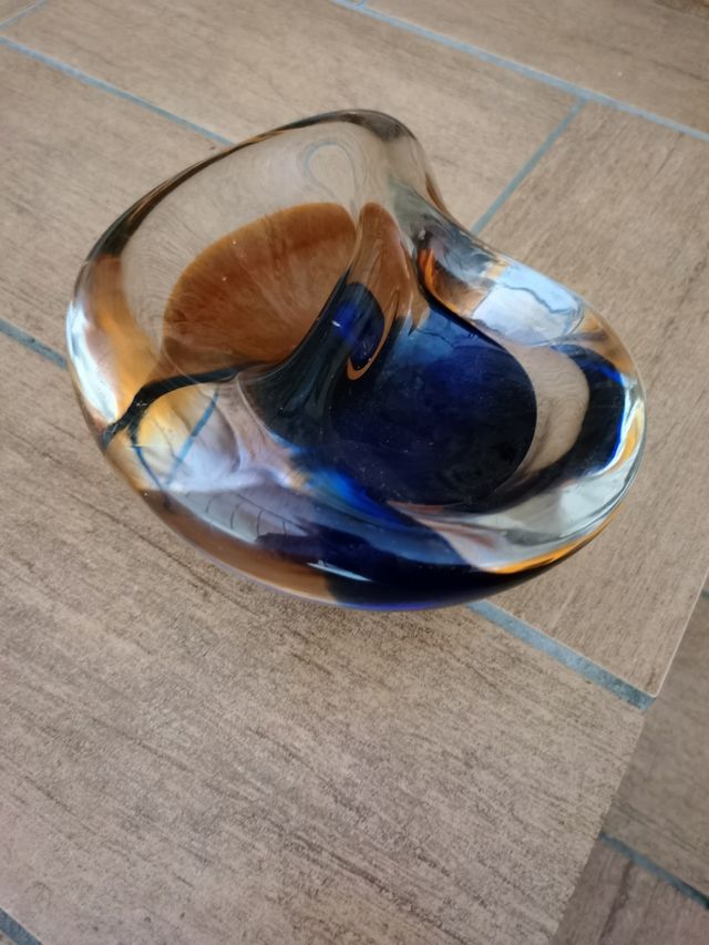 Posacenere vintage, del  1960, in Vetro di Murano 