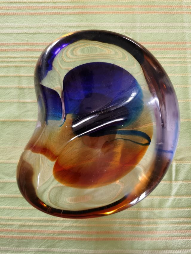 Posacenere vintage, del  1960, in Vetro di Murano 