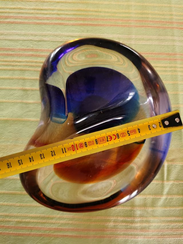 Posacenere vintage, del  1960, in Vetro di Murano 