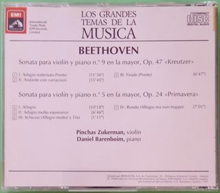 Beethoven: cinco CDs