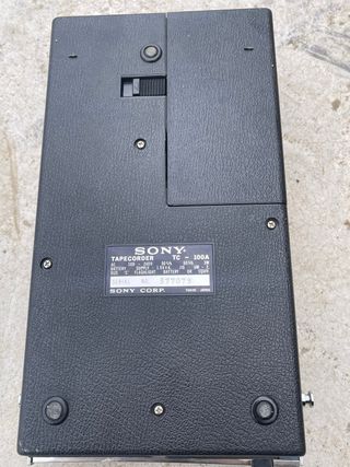 Grabadora sony TC 100