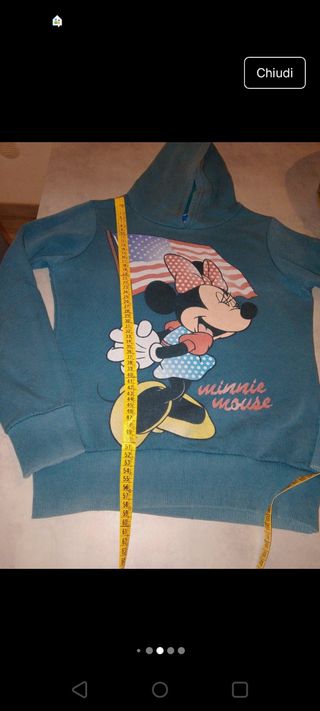 Felpa ragazza con cappuccio 14 anni