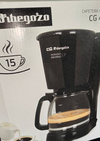 Cafetera de Goteo con filtro Orbegozo Maximo Aroma