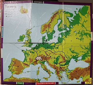 Diplomacy. Juego de mesa de intriga internacional.