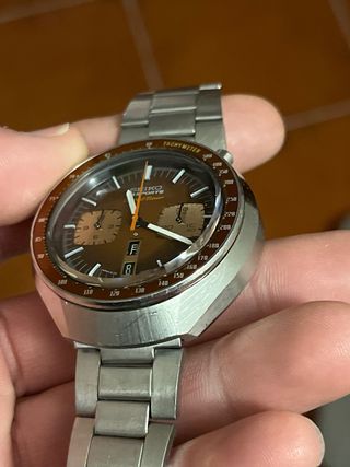 Seiko 6138 bullhead speedtimer 5 sport