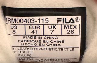 NUEVO Fila zapatillas deportivas Núm 41