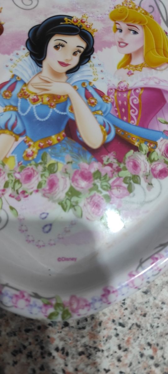 Plato de corazon Disney