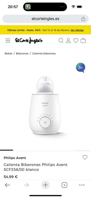 philips avent calienta biberons