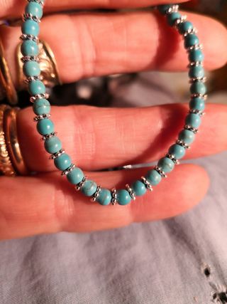 Braccialetti perline turchese