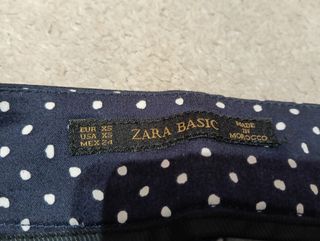 Pantalón mujer lunares.Talla XS.Zara