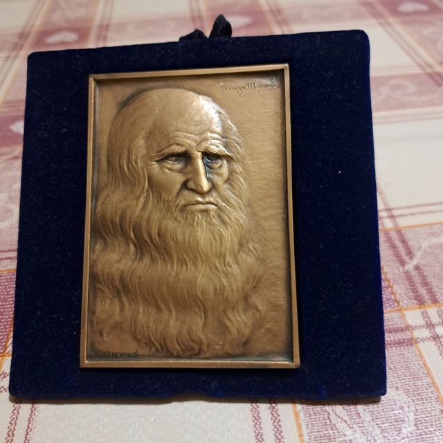 Placca in bronzo Arrigo Minerbi