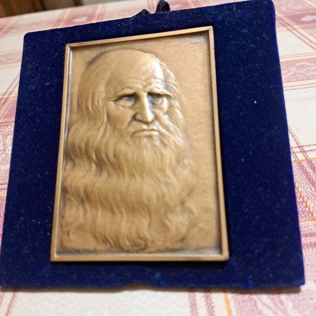 Placca in bronzo Arrigo Minerbi