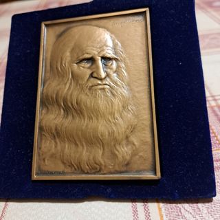 Placca in bronzo Arrigo Minerbi