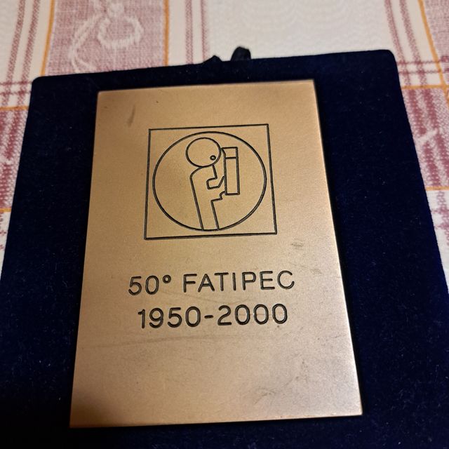 Placca in bronzo Arrigo Minerbi