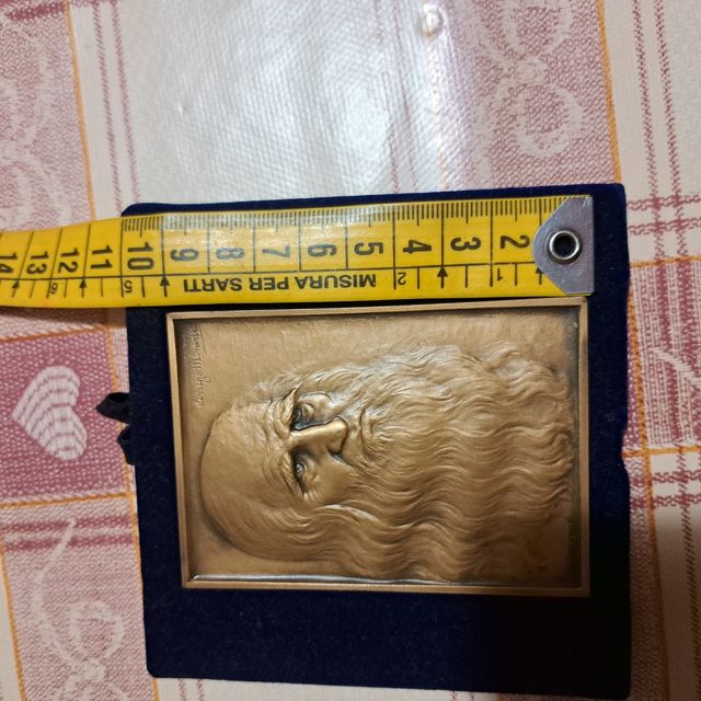 Placca in bronzo Arrigo Minerbi