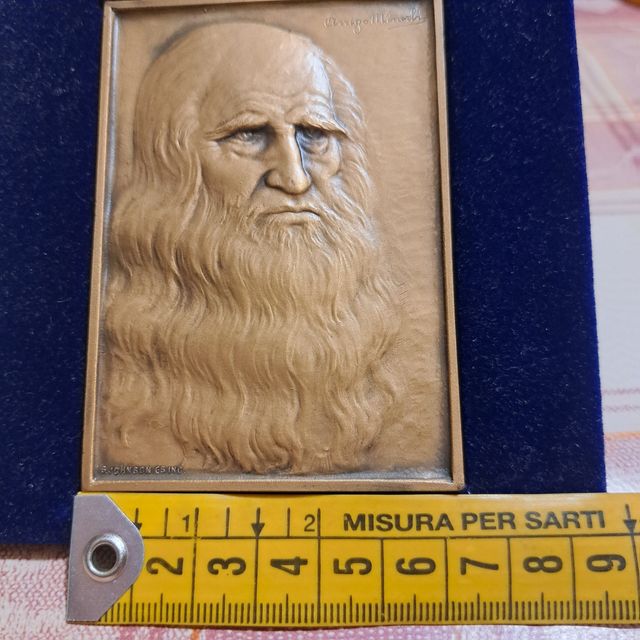 Placca in bronzo Arrigo Minerbi