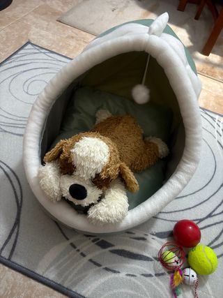 Cama bonita y comoda para gato