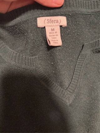 Vestido de punto verde