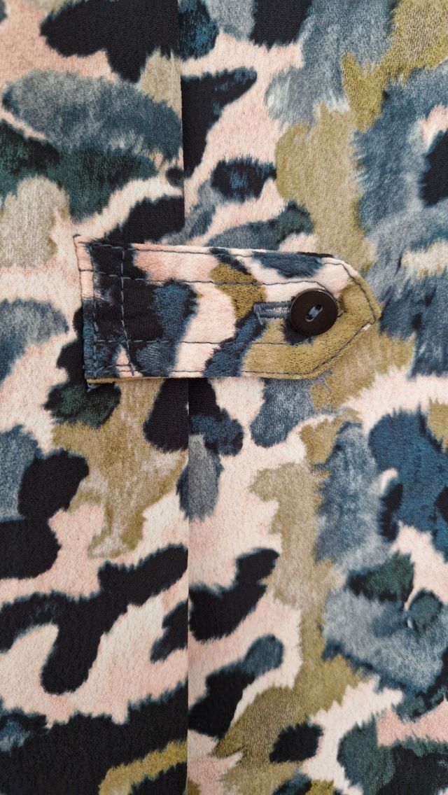 Camisa manga larga estampada