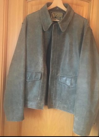 Chaqueta de cuero Raiders
