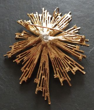 Magnífico broche Stardust firmado Panetta