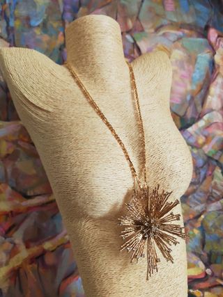 Magnífico broche Stardust firmado Panetta