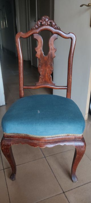 Cabecero madera cerezo Luis XV