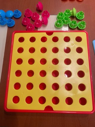 Juego puzzle piezas colores