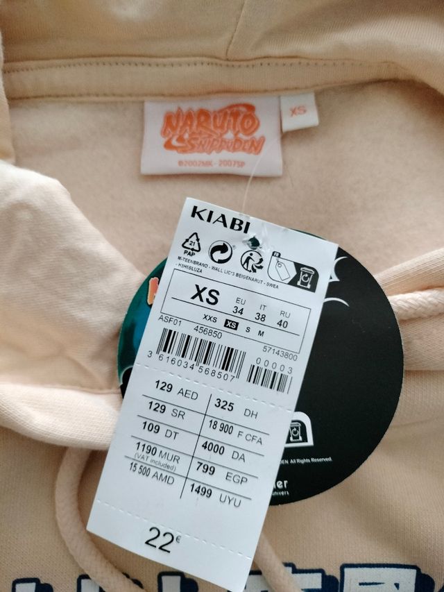 Felpa e t shirt Naruto