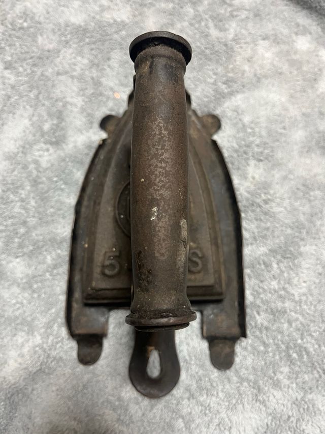 Plancha de hierro vintage