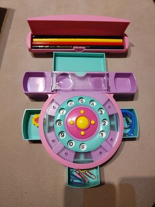 Estuche plumier retro vintage años 80