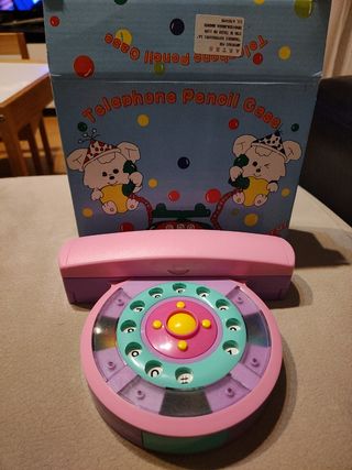 Estuche plumier retro vintage años 80