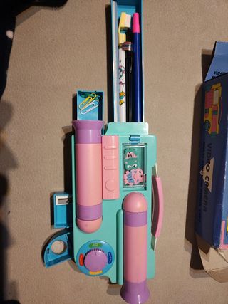 Estuche plumier retro vintage años 80