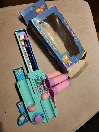 Estuche plumier retro vintage años 80