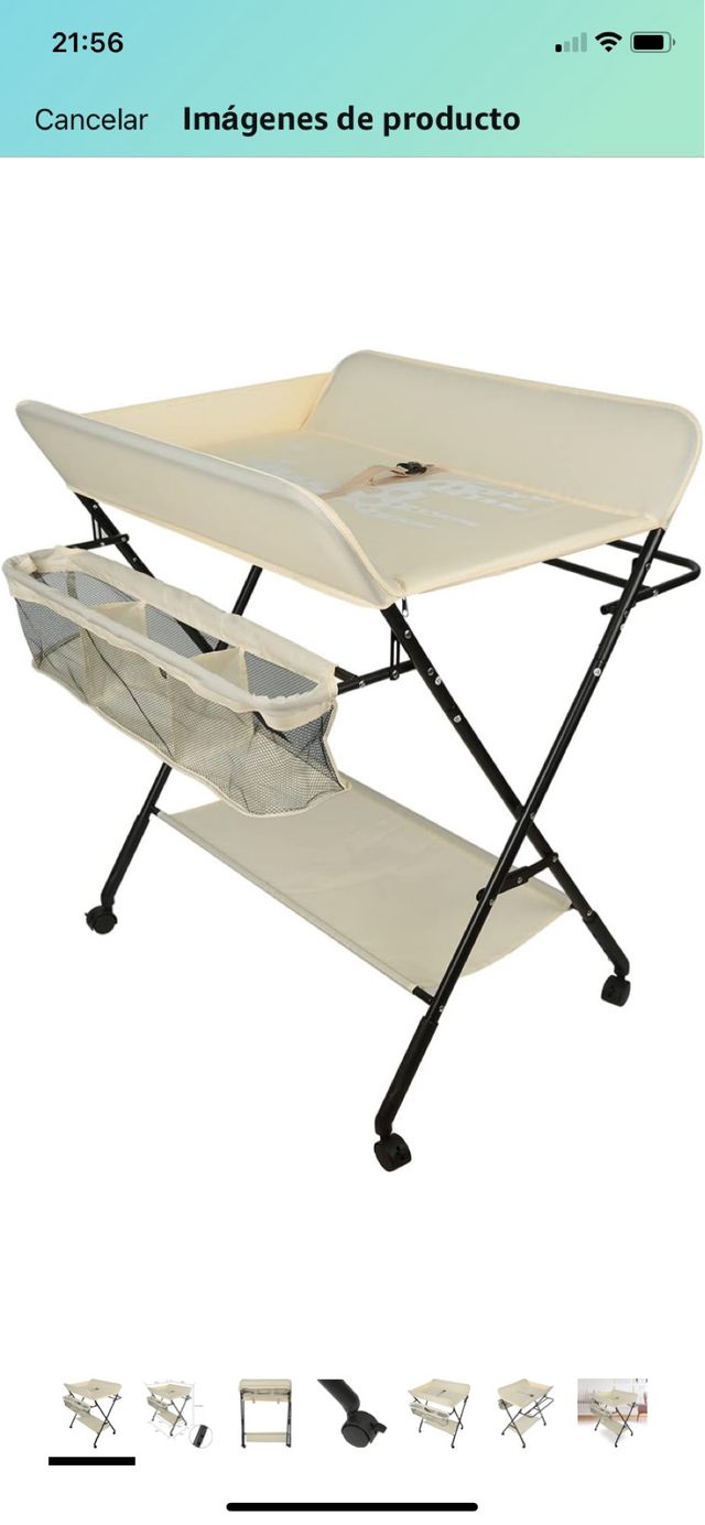 Mueble Cambiador Bebe Plegable y Portátil Cambiad