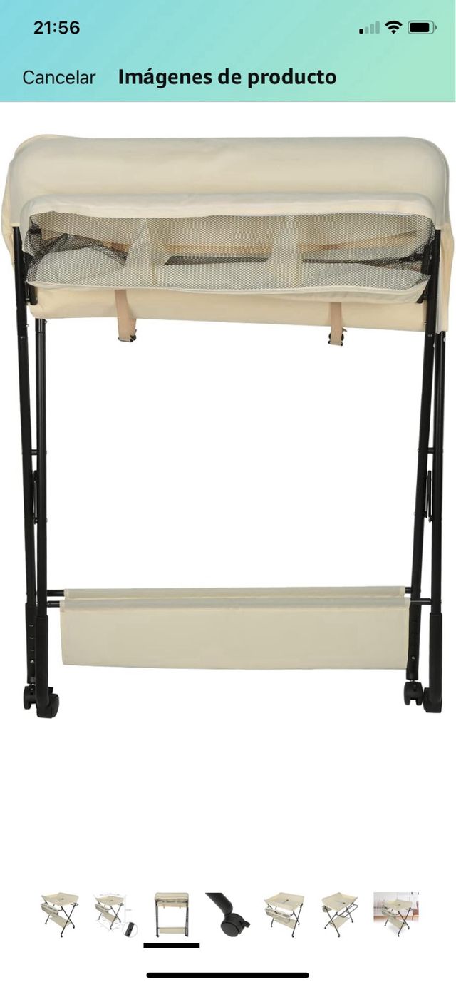 Mueble Cambiador Bebe Plegable y Portátil Cambiad