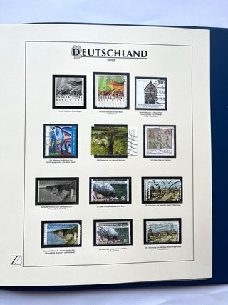 Álbum Sellos Alemania 2012/2013 Usados
