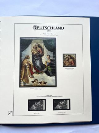 Álbum Sellos Alemania 2012/2013 Usados