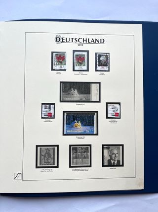 Álbum Sellos Alemania 2012/2013 Usados