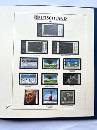 Álbum Sellos Alemania 2012/2013 Usados