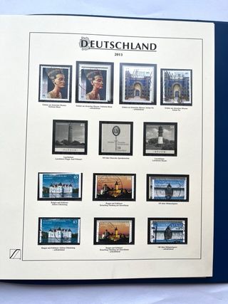 Álbum Sellos Alemania 2012/2013 Usados