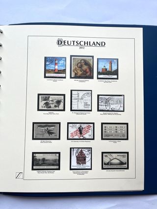 Álbum Sellos Alemania 2012/2013 Usados