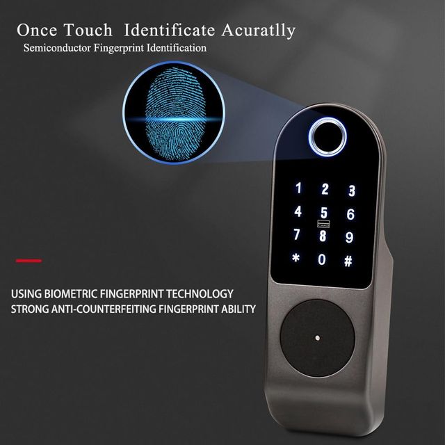 Cerradura puerta Electrónica Inteligente huella