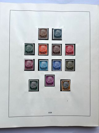 Álbum Sellos Tercer Reich/Adolf Hiter 1933/1945