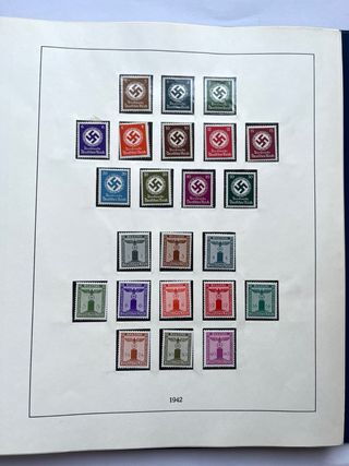 Álbum Sellos Tercer Reich/Adolf Hiter 1933/1945