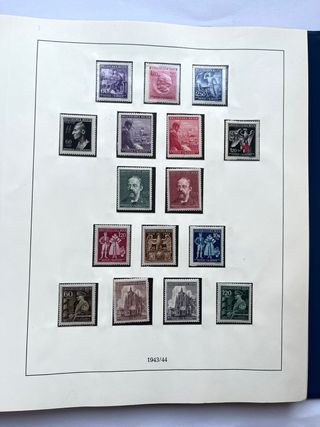 Álbum Sellos Tercer Reich/Adolf Hiter 1933/1945