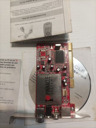 Tarjeta PCTV para ordenador marca PINNACLE